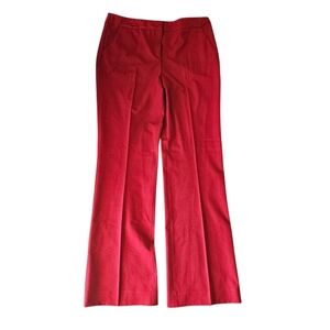 Chico's Red So Slimming Trouser Pleated Work Wear Pants Size 2T